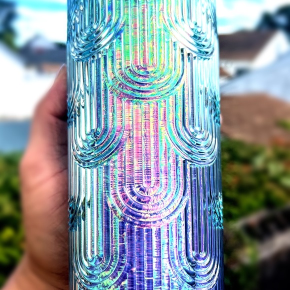 ⭐️Brand New⭐️ 24oz Starbucks Mermaid scales Iridescent Tumbler!!! - Picture 4 of 5